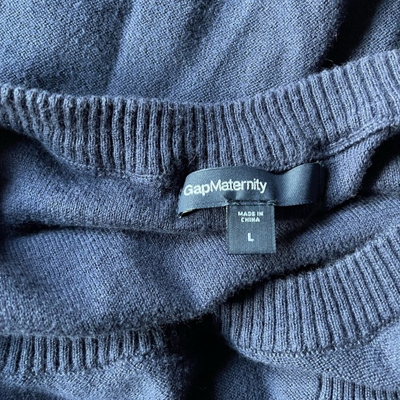 Gap maternity blue short sleeve sweater - Picture 6 of 6